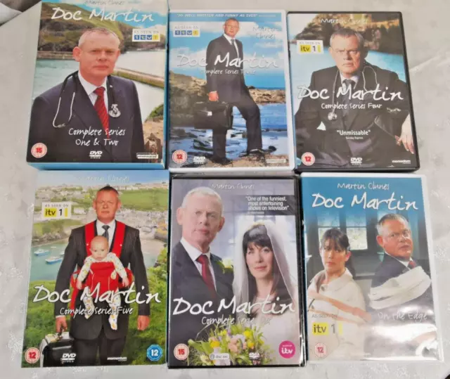 ITV Doc Martin: TV Series 1,2,3,4,5,6 & Special DVD FREEPOST Martin Clunes