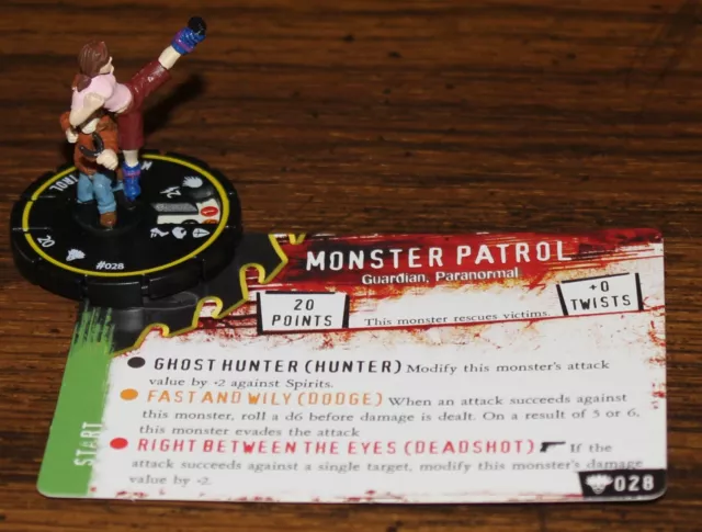 Horrorclix Freakshow Monster Patrol Figure 028