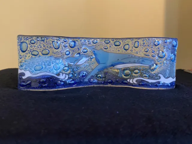 Humpback Whale Unique Glass Decorative Piece From Caribou Crossings, Juneau, AL