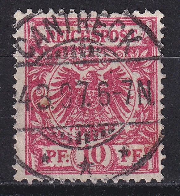 66950) CANTRECK Pommern OPD Stettin Stempel 1897 auf Mi.-Nr. 47