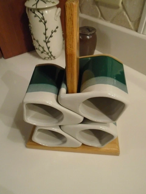 Set Di 5 Tazzine Da Caffè In Ceramica Senza Manico | 50 Ml Per Espresso, Moka | Fatte A Mano, Lavabili In Lavastoviglie - Foto 3