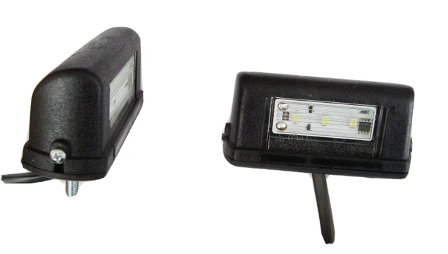 Eacalyc 2 * LED Eclairage de Plaque D'immatriculation, Lampe de Plaque d