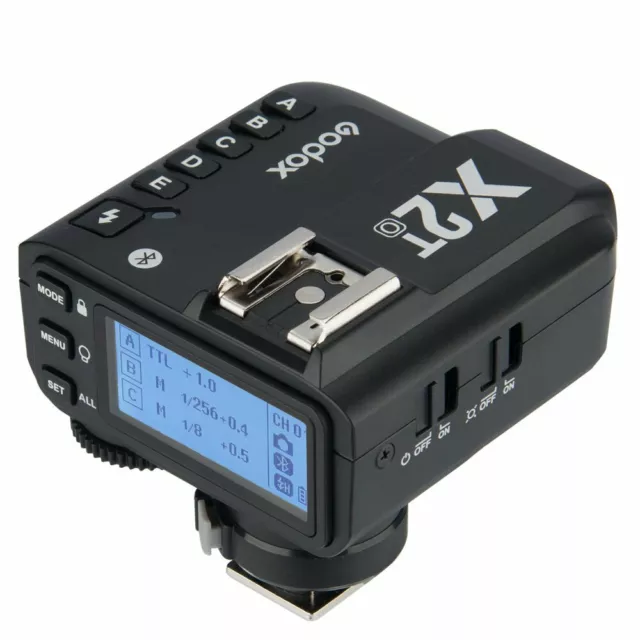 Disparador transmisor inalámbrico Bluetooth X2T-O Godox TTL HSS 2.4G del Reino Unido para Olympus 2