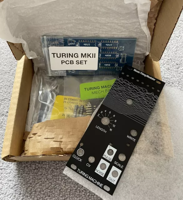 Music Thing Modular Turing Machine MKII Eurorack Module - Black - Kit