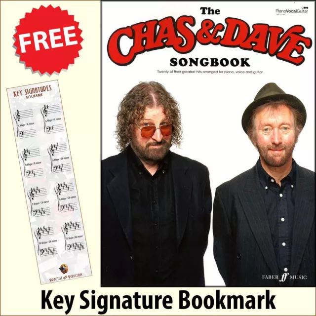 Chas & Dave Songbook Piano Vocal Guitar Music Book + FREE Key Signature Bookmark