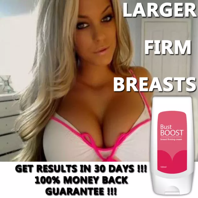 Bust Boost Breast Enlargement Cream Lotion Bigger Firmer Sexy Boobs!!