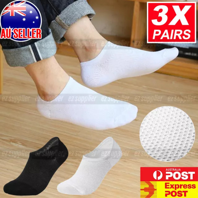 Bamboo Non-slip Heel Grip Low Cut No Show Socks Footlets Invisible Women Men HOT