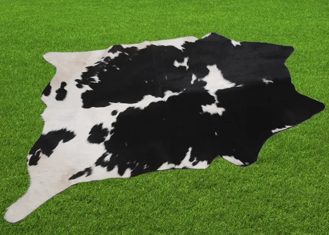 Nuevas alfombras de cuero de vaca cuero de vaca 15,33 pies cuadrados (48""x46") piel de vaca U-4977