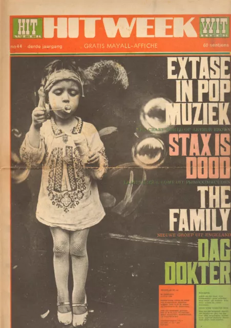 HITWEEK 1968 nr. 44 - FAMILY / STAX / CREAM / ARTHUR BROWN