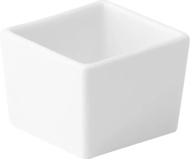 Anton B Tableware Porcelain Serving Deep Square Dish 2.5" (6.5Cm) Pack Of 6