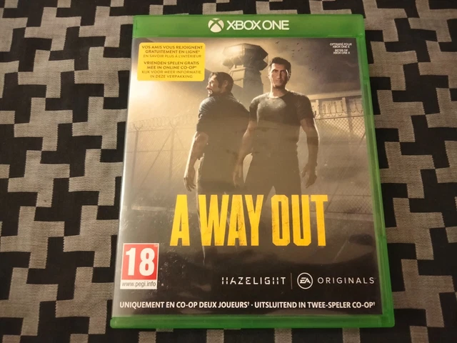 Jeu A Way Out Sur Xbox One - Version Française Complète, Disque Comme Neuf - Excellent état