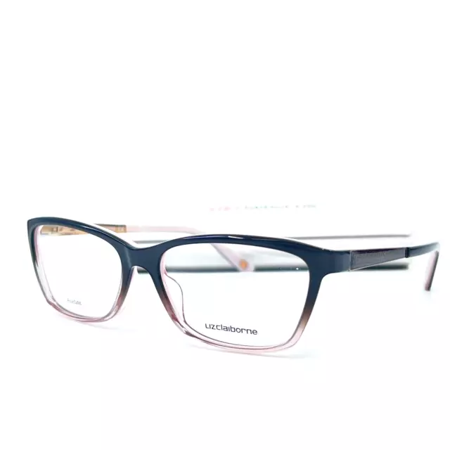 Liz Claiborne Eyeglasses L646 HAQ Black Pink Full Rim Frame 52[]15 135mm