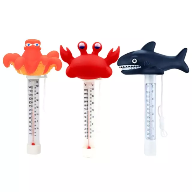 Pool Thermometer Floating Aquarium Thermometer for Swimming Pools Hot Tubs
