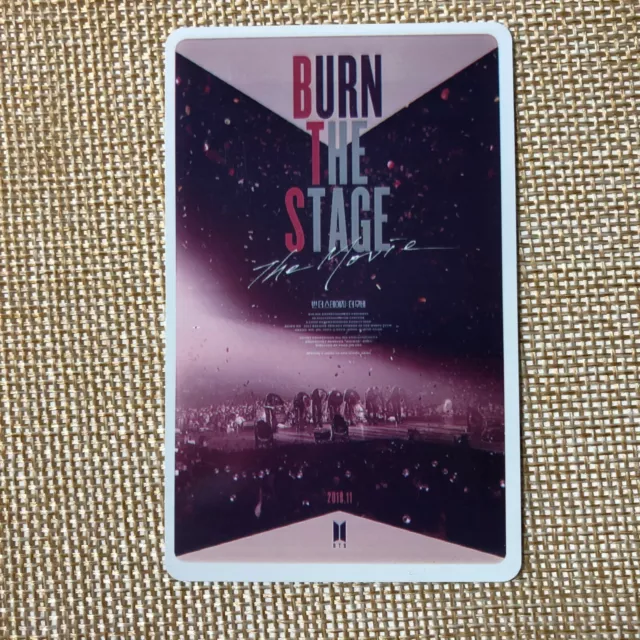 BTS GROUP #3 [ Burn The Stage Movie Official Ticket Photocard Photo ] / New /+G