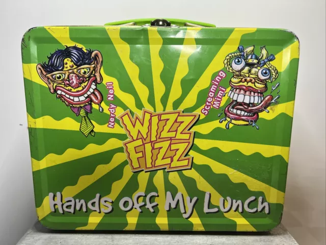 Wizz Fizz Lunch Box EMPTY Collectable Tin Container