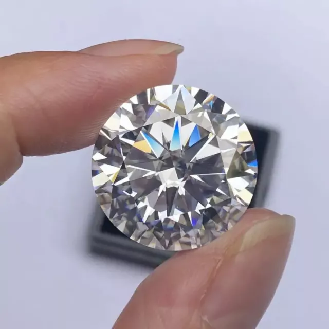 Moissanite sfusa vera pietra preziosa con certificato GRA 3-12 mm 0,1-6 carati VVS1 D diamante