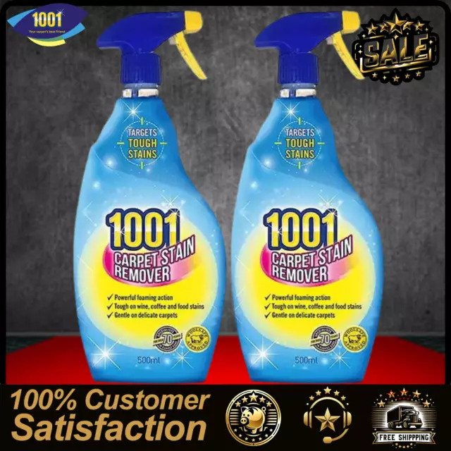 2x 1001 Carpet Stain Remover 500ML