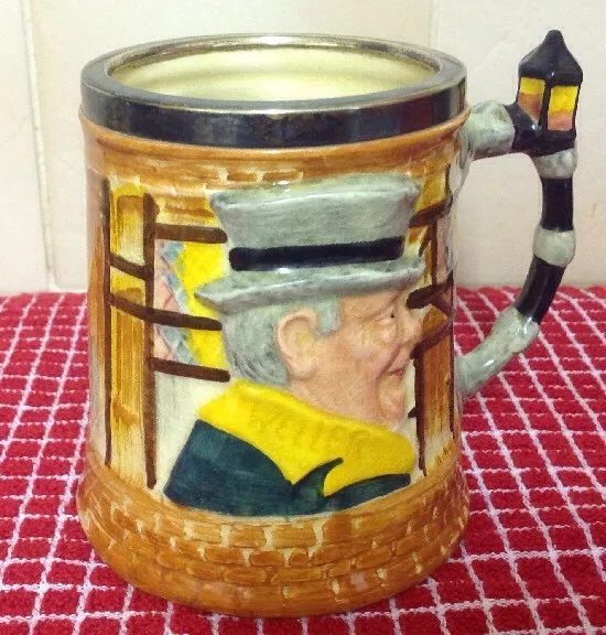 Lancaster Sandland Dickens Character Tankard Mug Sairey Gamp Sam Weller EPNS Rim