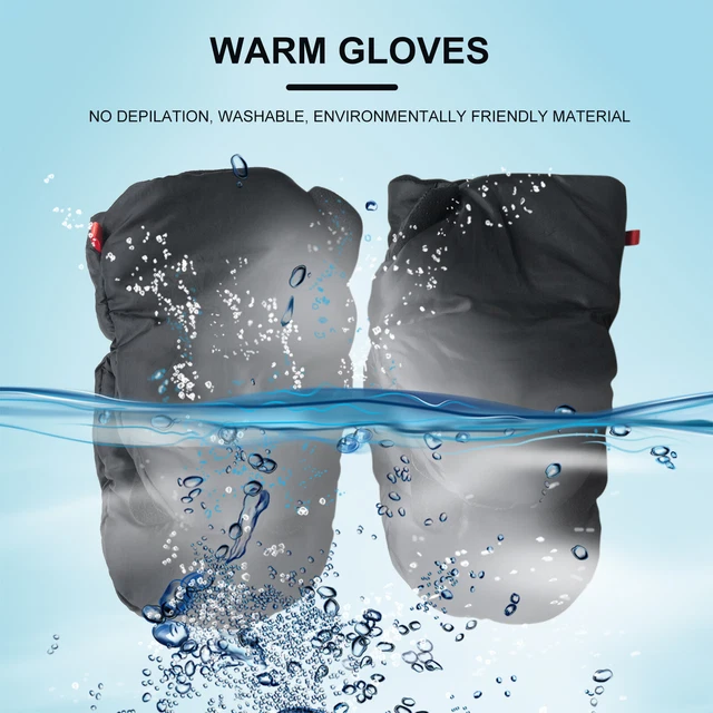 Universal Antifreeze Gloves Windproof Stroller Mittens Pram Hand Muff for Winter