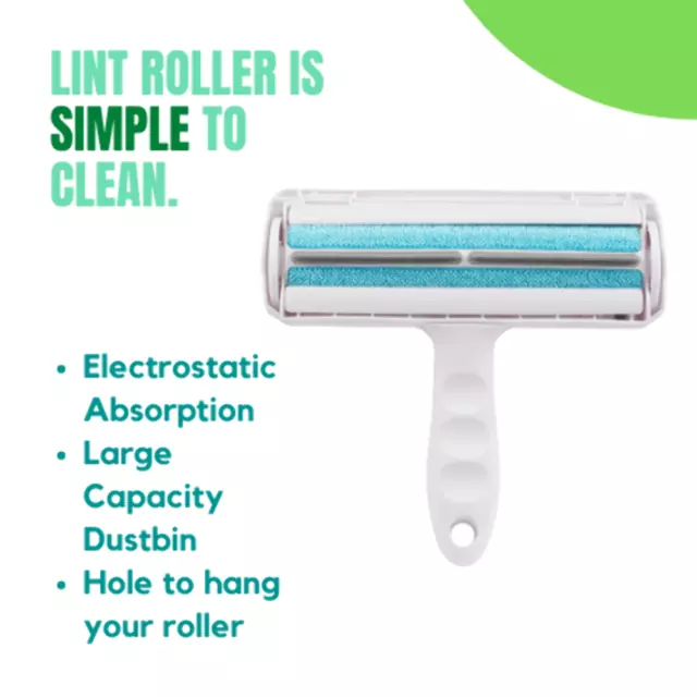 Reusable Dog Cat Pet Hair Remover Roller for Furniture, Couch, Carpet, Car Seat 3