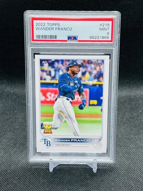 2022 Topps Series 1 Baseball Wander Franco Rookie RC Card #215 - PSA 9 MINT