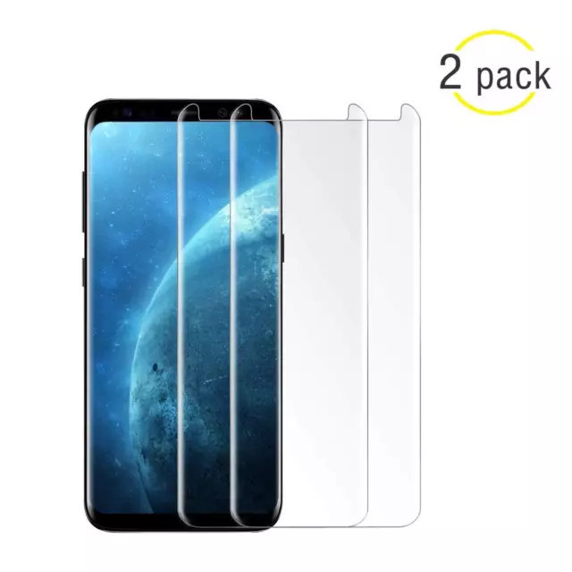 Samsung Galaxy S9 S8 Plus Note 9/8 4D Full Cover Tempered Glass Screen Protector