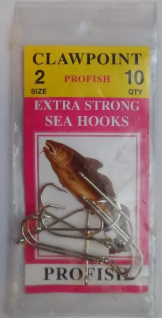 10 x Koike Circle Sea Fishing Hooks - Size 10/0 to #2