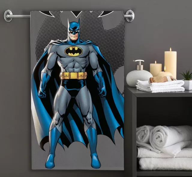 Batman Bath Towel Beach Dark Knight Superhero 100% Cotton 70 x 140 CM