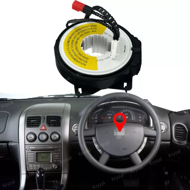 Clock Spring With Radio Button Holden Commodore VT VX VU WH VY WK CALAIS 3 PLUG