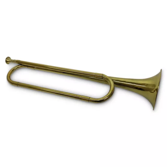 Long Brass Cavalry Bugle