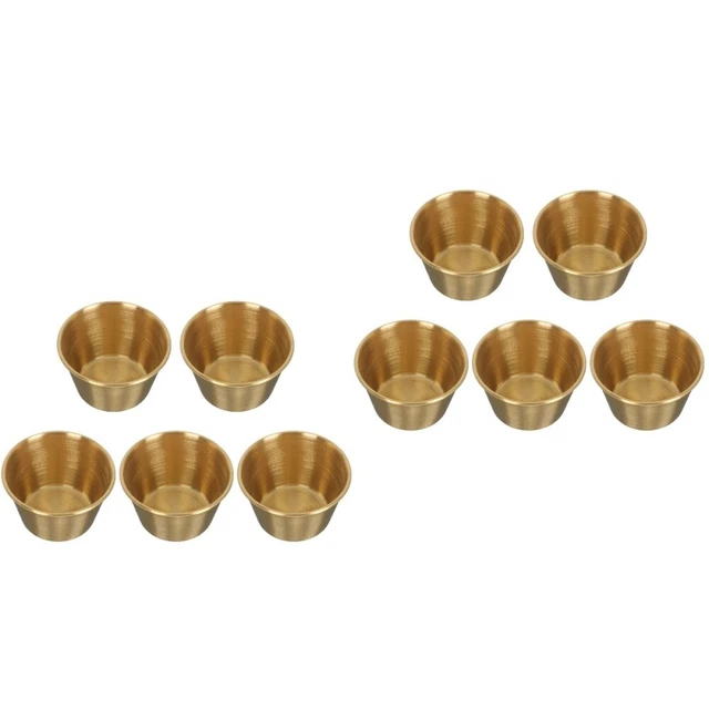 10 pièces plat à aux œufs bols de préparation pincés bol à soucoupes