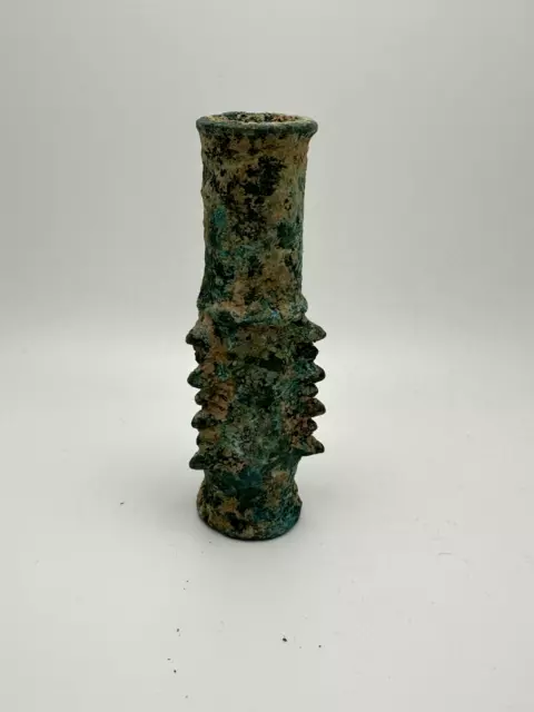 Ancient Luristan Bronze Bludgeon Mace Head Circa 1200BCE RARE BATTLE RELIC