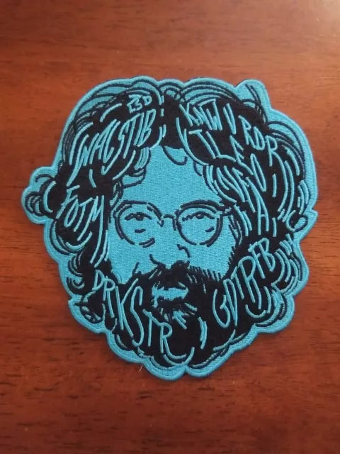 Jerry Garcia Patch NEW Grateful Dead KRYSTALYN JADE ART LE-50 Blue SOLD OUT