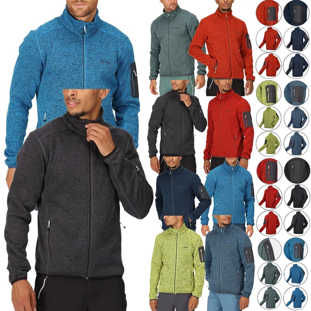 Mens Regatta Fleece Jacket Textured Anti Pill Full Zip Outdoor Breathable Jumper