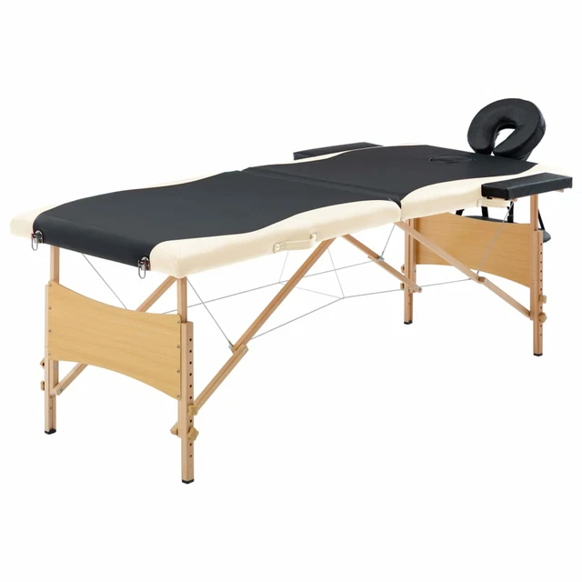 Festnight Massageliege Klappbar Kosmetikliege 2-Zonen Massageliege Tragbare G8P0