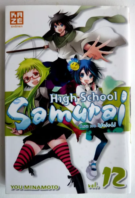 BD RARE MANGA - HIGH SCHOOL SAMURAI 12 Minamoto EO Française