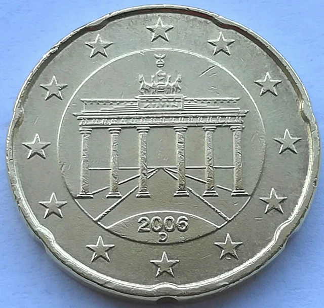GERMANIA 20 cent 2006 zecca D Monaco di Baviera