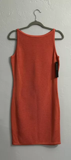 NWT Marc New York Andrew Marc Coral Sleeveless Sheath Dress Size Small