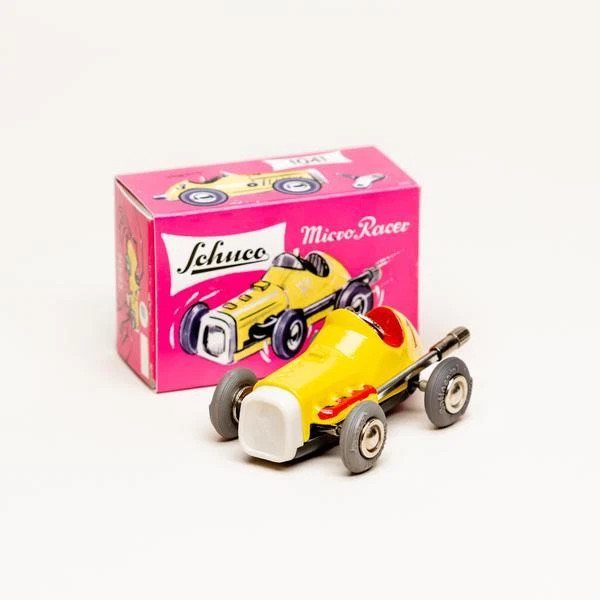 VINTAGE SCHUCO Micro Racer 1041 Wind Up Car Made In West