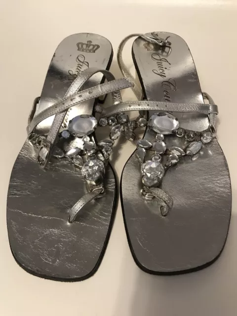 Juicy Couture Schuhe Flip Flops mit Kristallen Größe 38