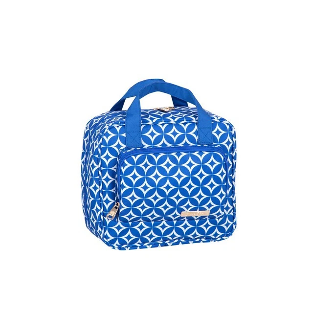 Jenni Chan Stars Fabric Toiletry Notebook in Blue