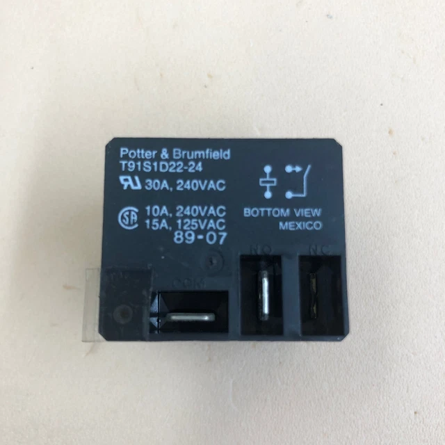 T92S11D12-24=T92 | TE Connectivity PCB Mount Power Relay, 24V dc Coil