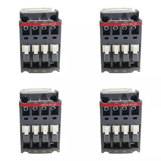 4PCS AX12-30 contactor 120V coil AC 3P 12A replace ABB Contactor AX12-30-10-84