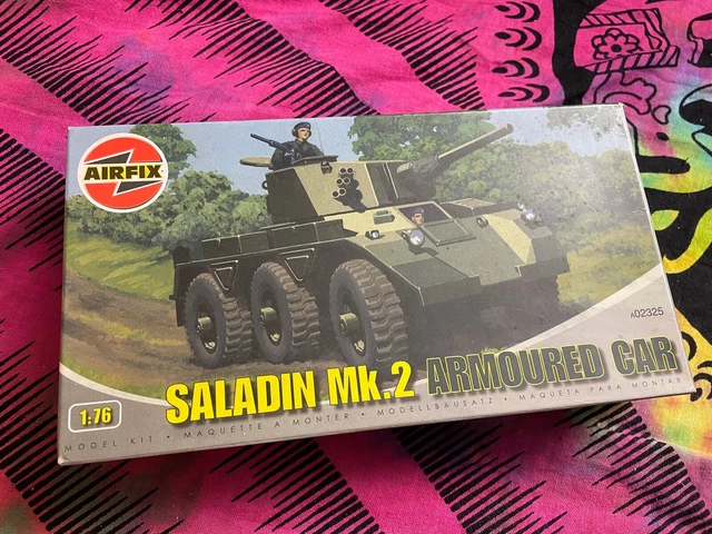 AIRFIX SALADIN MK2 Armoured Car Vintage Model Kit 1:76 Scale New $20.71 ...