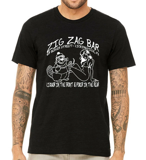 T-shirt Zig Zag Papers | Tailles S à 5XL - 100% Coton, Fabriqué Aux États-Unis