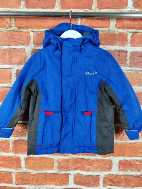 Boys Gelert Stormlite 5000 Age 2-3 Years Blue Fleece Lined Coat Jacket Kids 98Cm