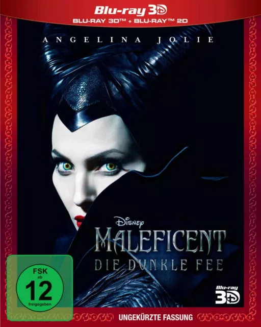 Maleficent - Die Dunkle Fee 3D - Disney 2D + 3D Blu-ray im Schuber, vergriffen!