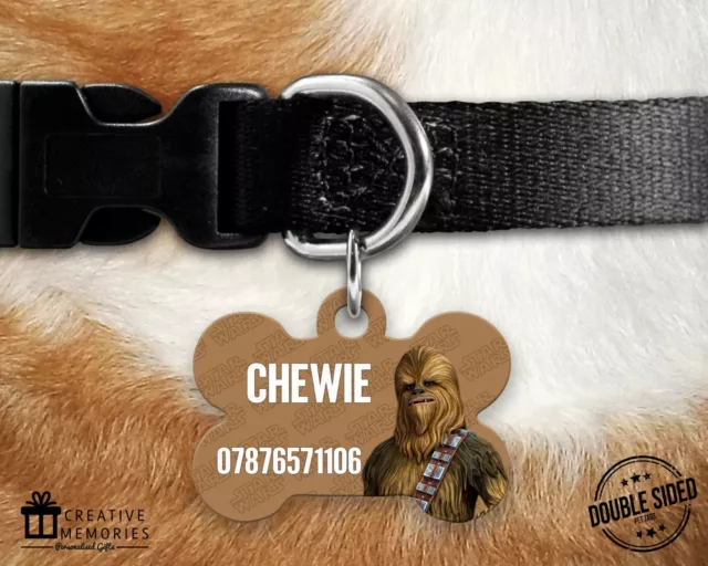 Personalised Pet ID Tag - ID Tag - Dog Tag - Dog Tags - Star Wars Chewbacca