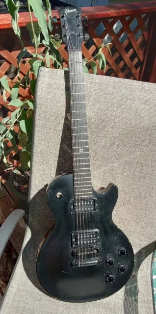 2001 Gibson usa Les Paul Gothic guitar w gigbag plays GREAT