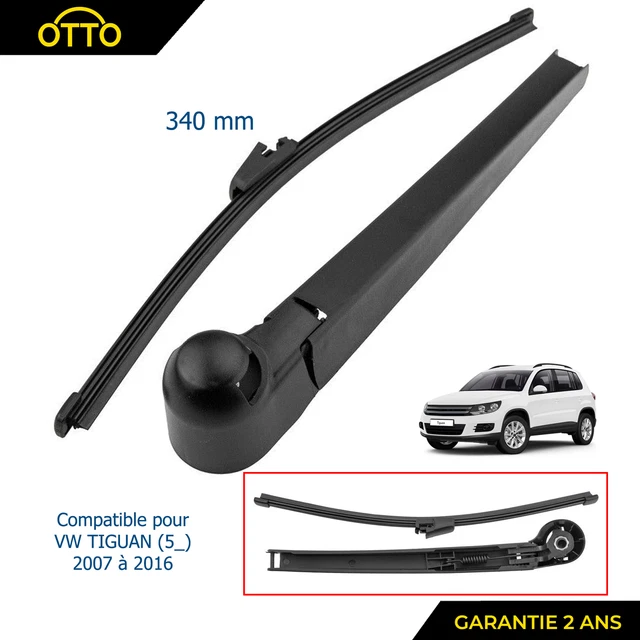 Escobilla Brazo de Limpiaparabrisas Cristal Trasero Cabujón para VW Tiguan (5N